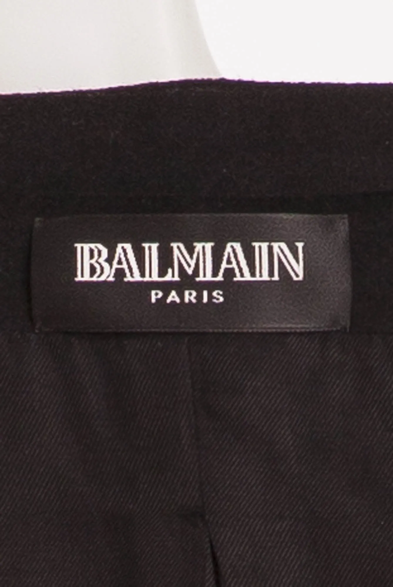 Balmain - Brand New with Tag Long Sleeve Black Button Up Coat - FR 36