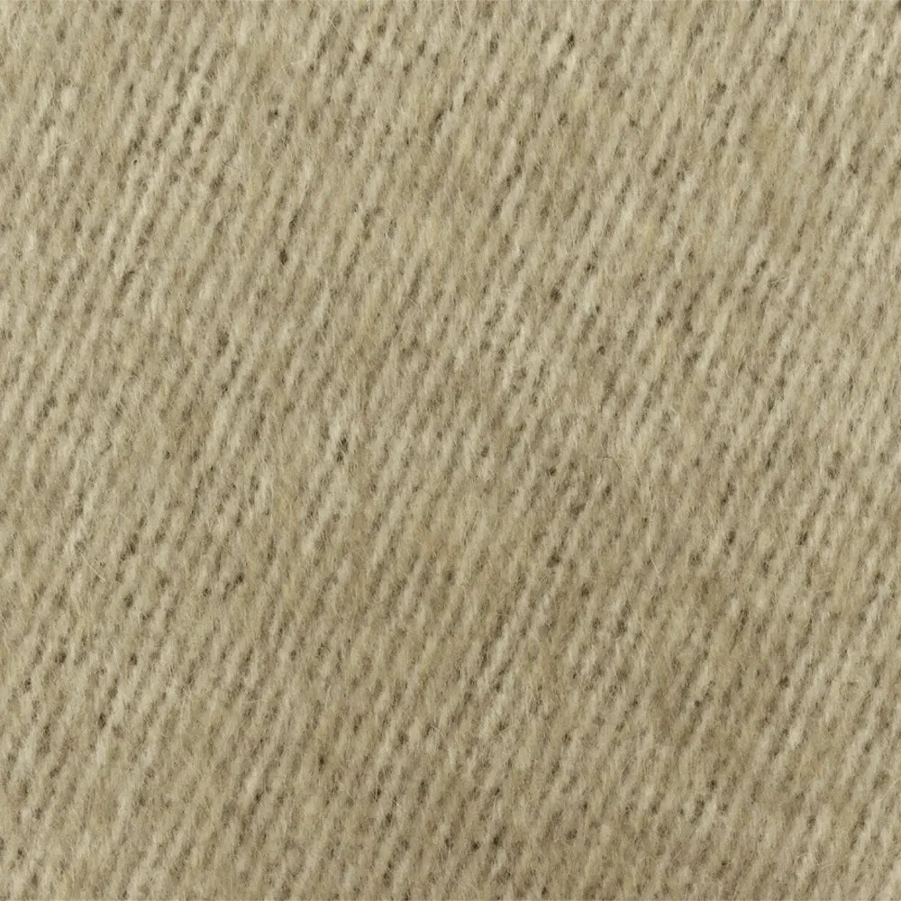 Beige-Black-Multi Brushed Wool Blend Twill Coating Woven Fabric