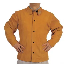 Best Welds Q-Line Leather Jacket, 2X-Large, Golden Brown, Q-1-2XL