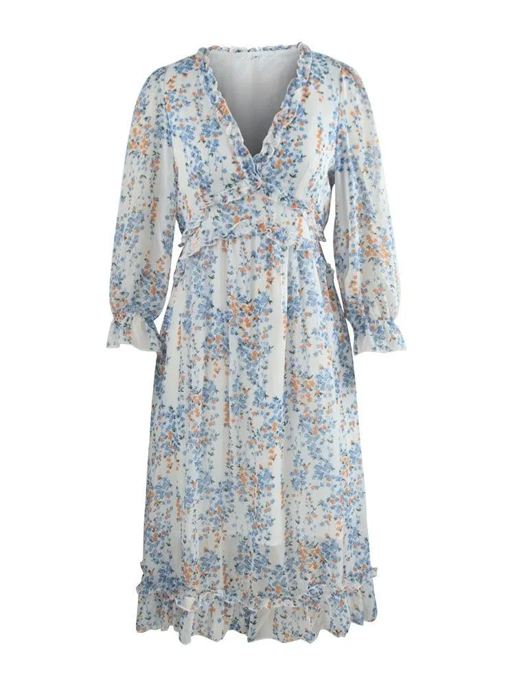 Boho Chic Butterfly Sleeve Dress