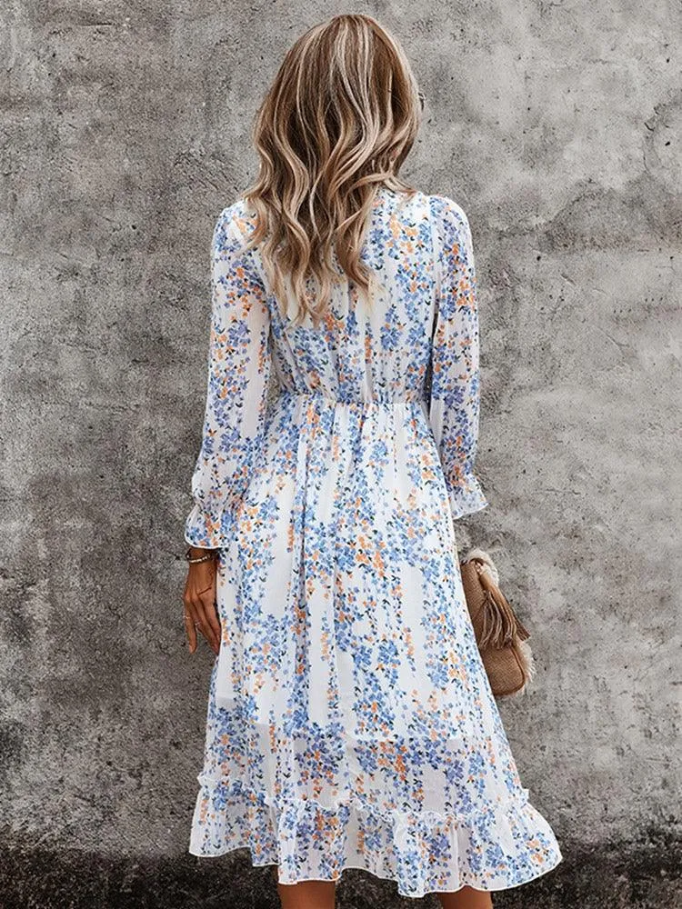 Boho Chic Butterfly Sleeve Dress