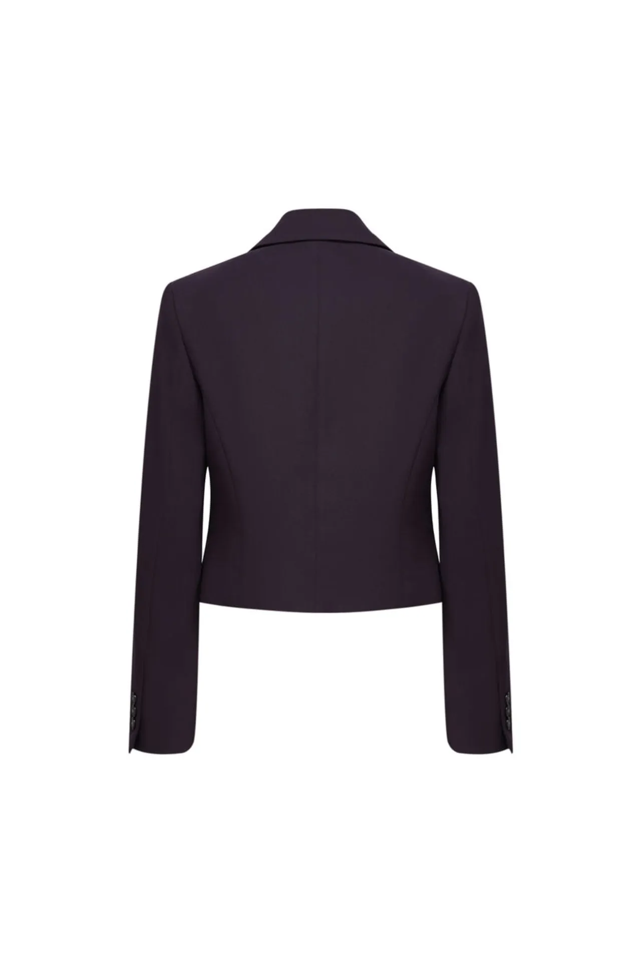 Cavalry Twill Cropped Suit Blazer