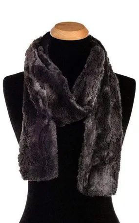 Classic Scarf - Luxury Faux Fur in Espresso Bean