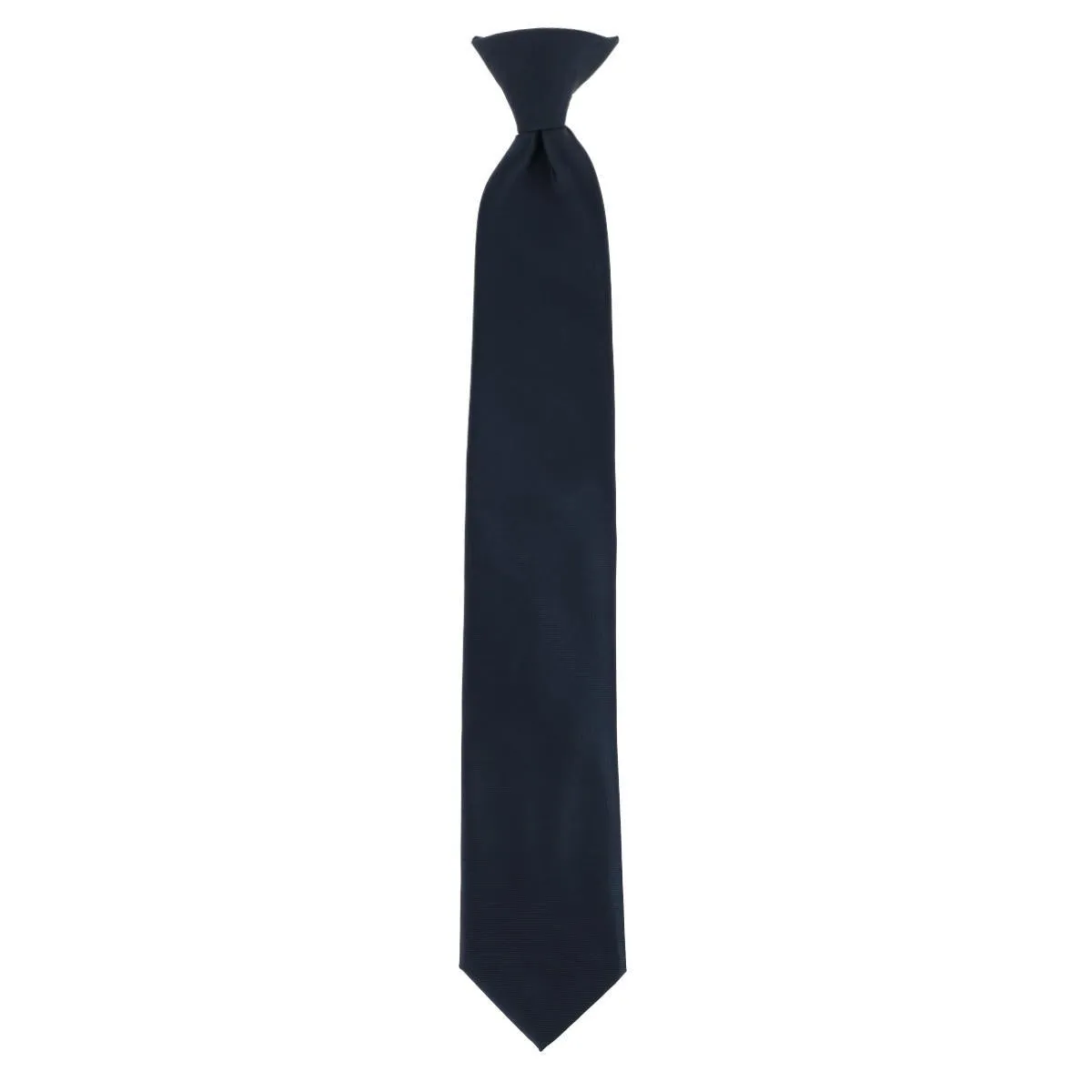 CTM® Men's Solid Clip On Tie