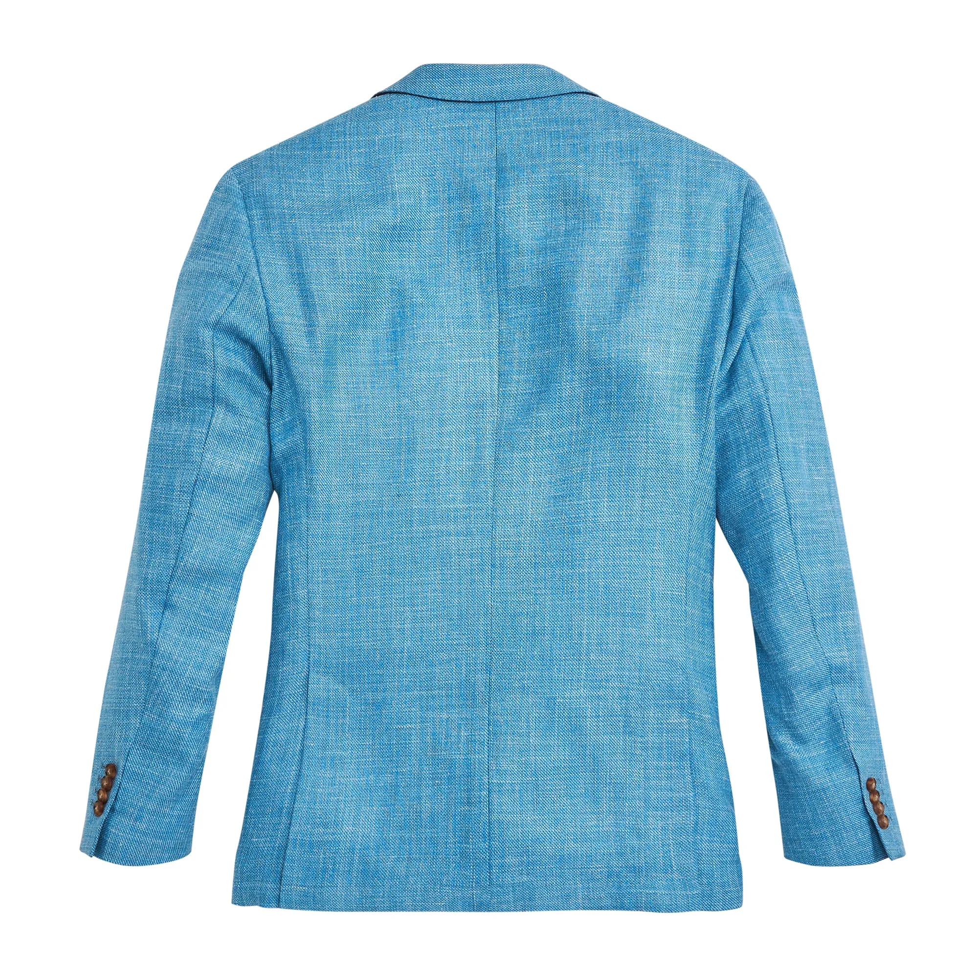 Drago Cabana Blue Solid Sport Coat