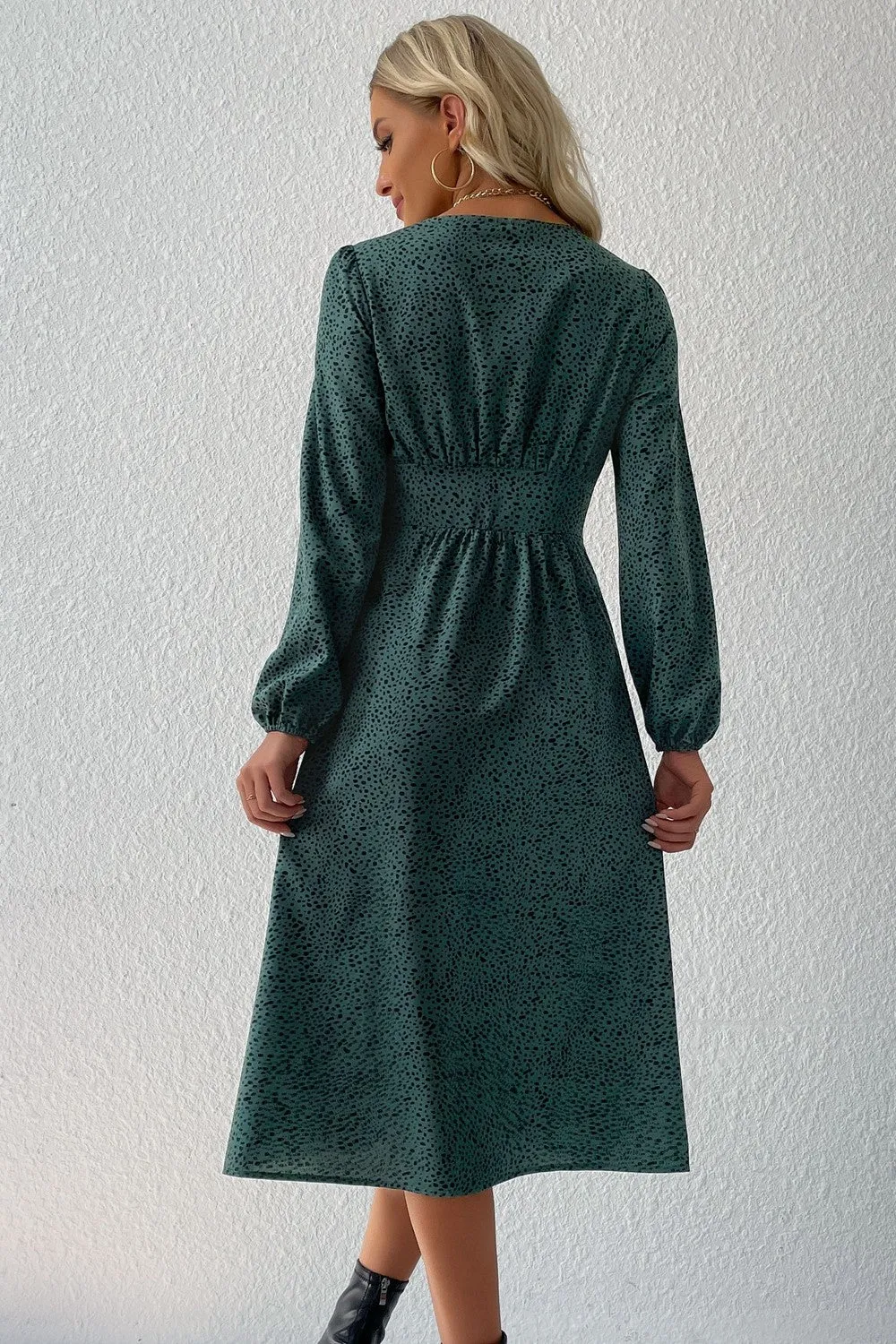 Emerald Enchantment Midi Dress