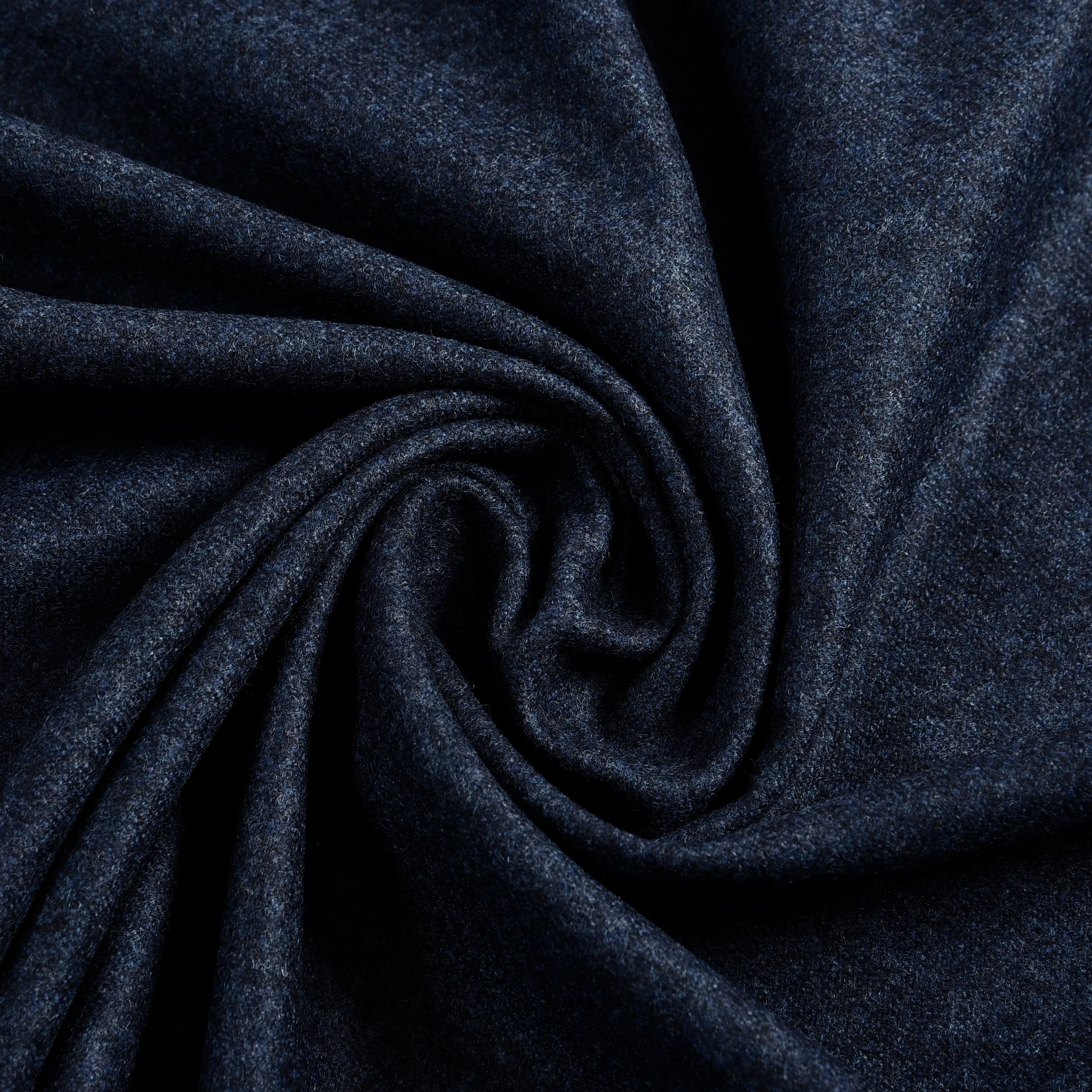 EThomas Wool Cashmere: Dark Blue Wool Jacket