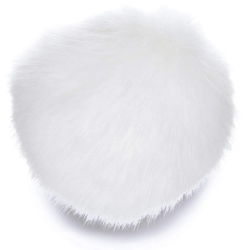 Faux Fur Pompoms by Bernat, Large 3" Diameter