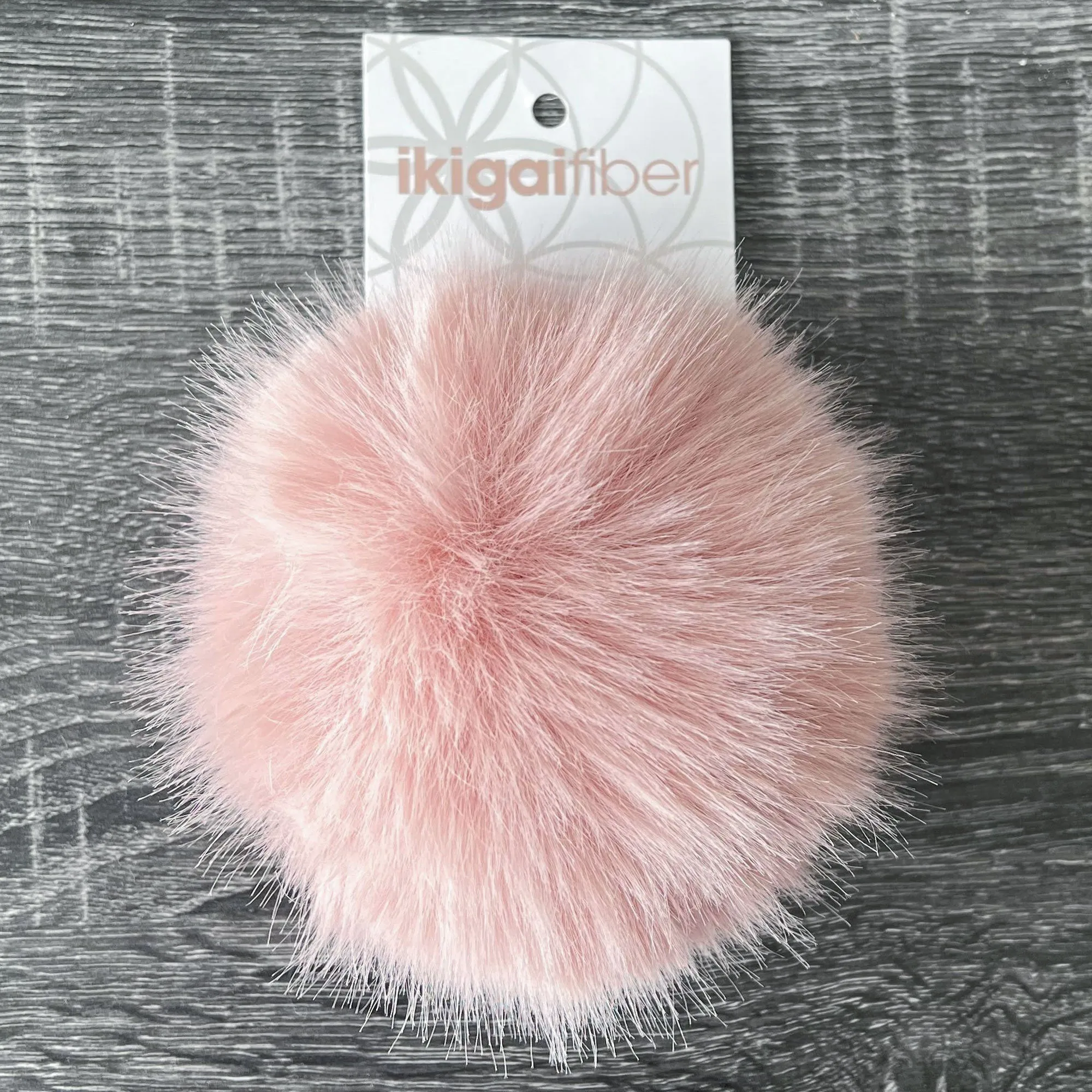 Ikigai Fiber Faux Luxe Pom Poms - Xl Lux Blush