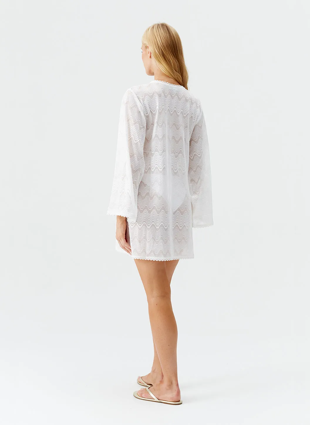 Keira White Kaftan