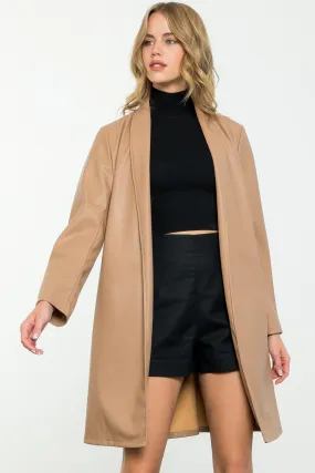 LANE LEATHER COAT