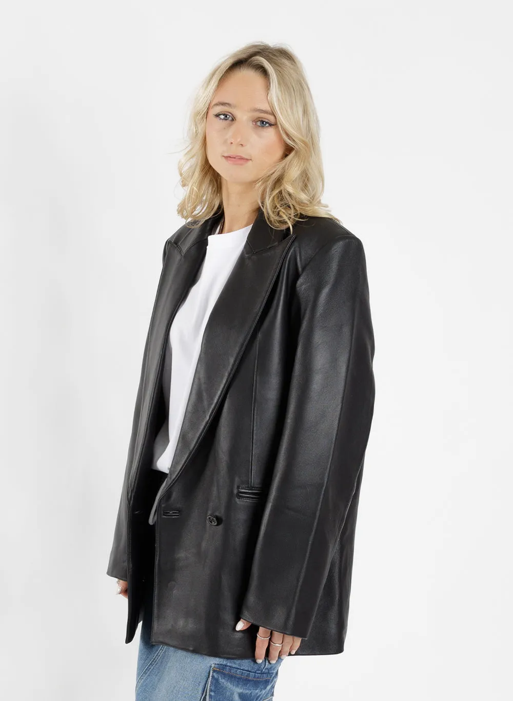 Leather Tux Jacket