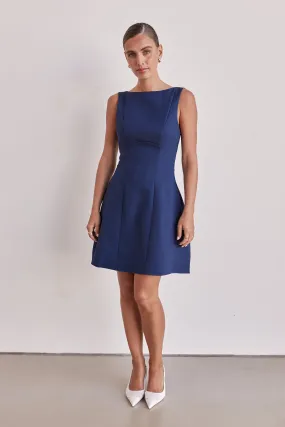 Lia Mini Dress (Navy)