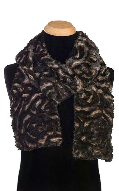 Men's Classic Scarf - Luxury Faux Fur in Vintage Rose  - Sold Out!