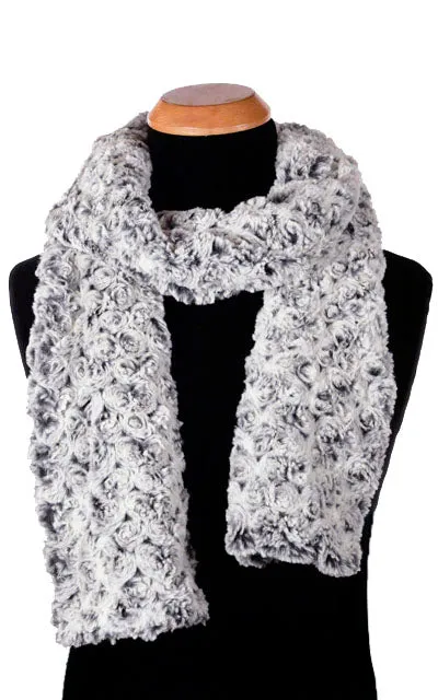 Men's Classic Scarf - Rosebud Faux Fur