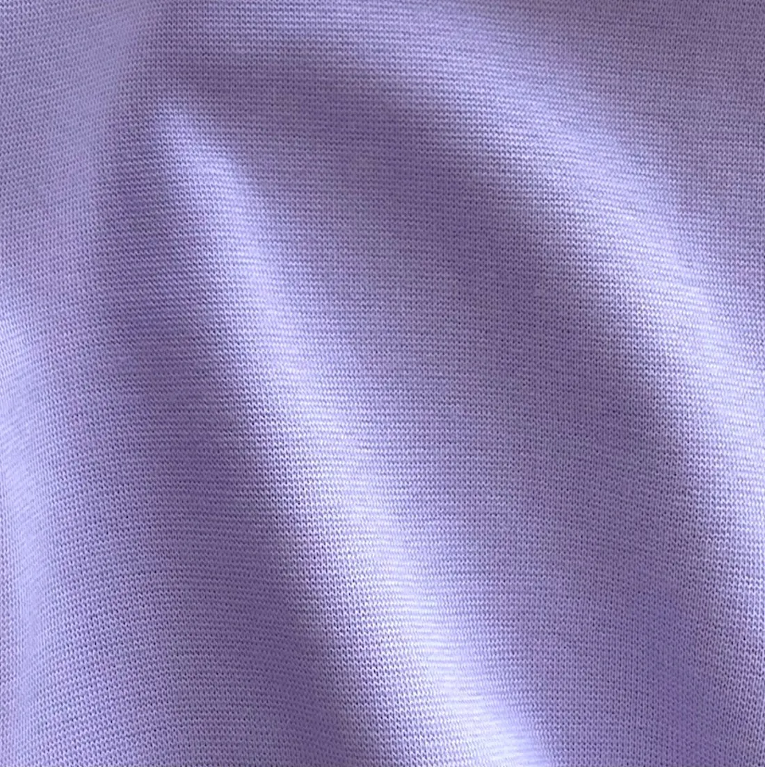 Mid-Weight Wild Lilac Cotton Ponte Double Knit (Made in Italy)