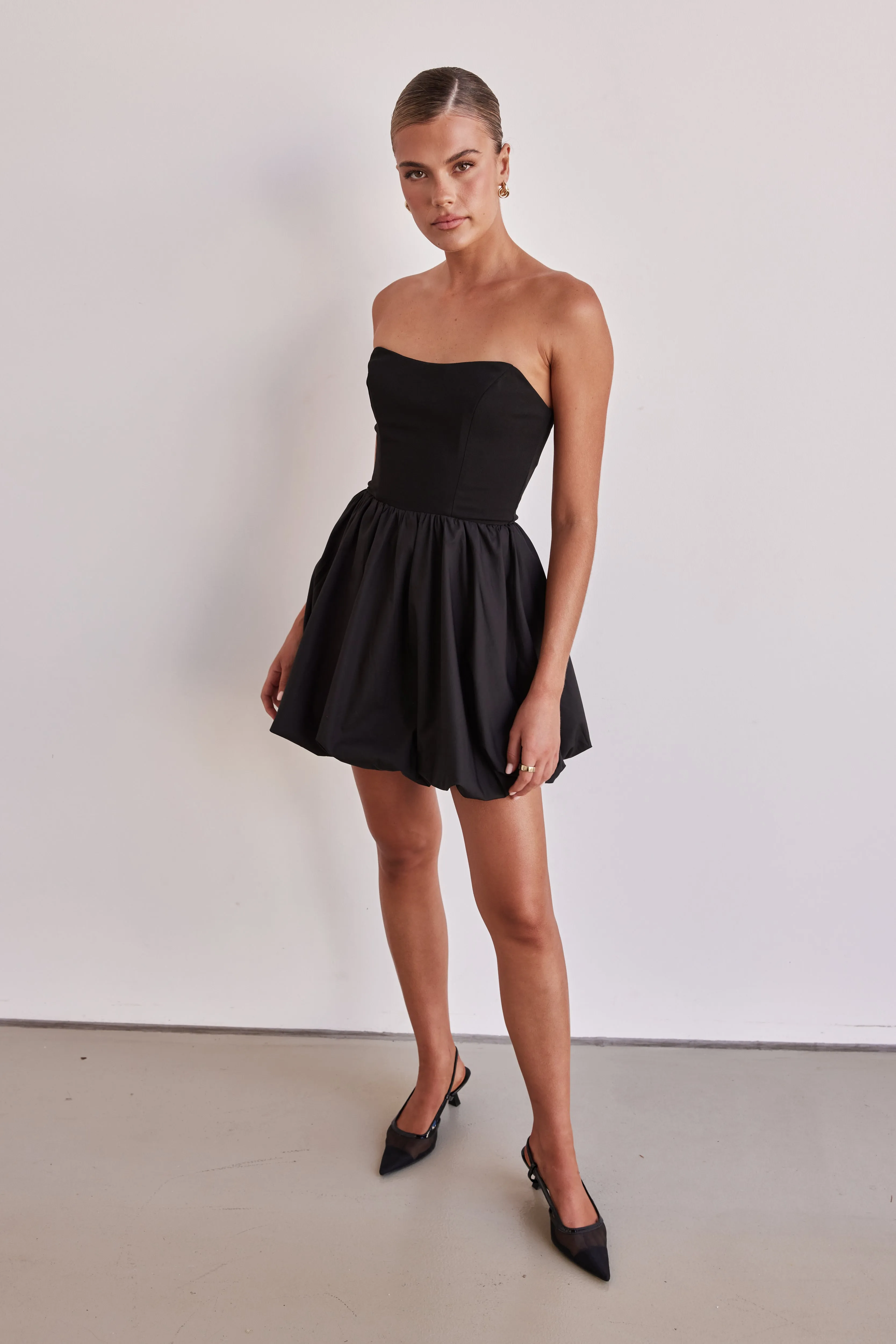 Niamh Mini Dress (Black)