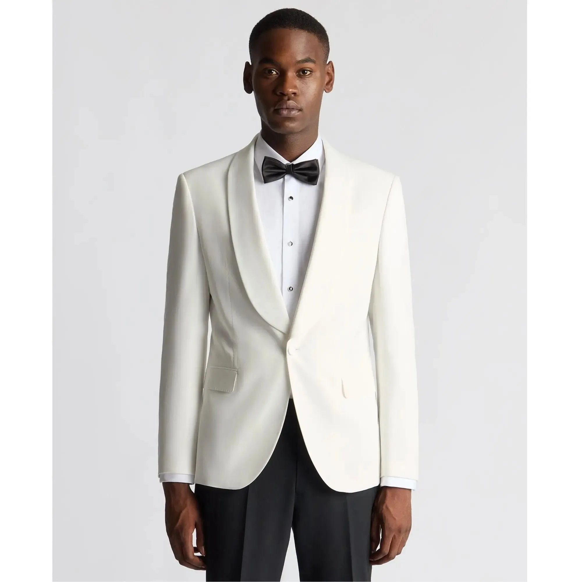 Romero White Tuxedo Jacket