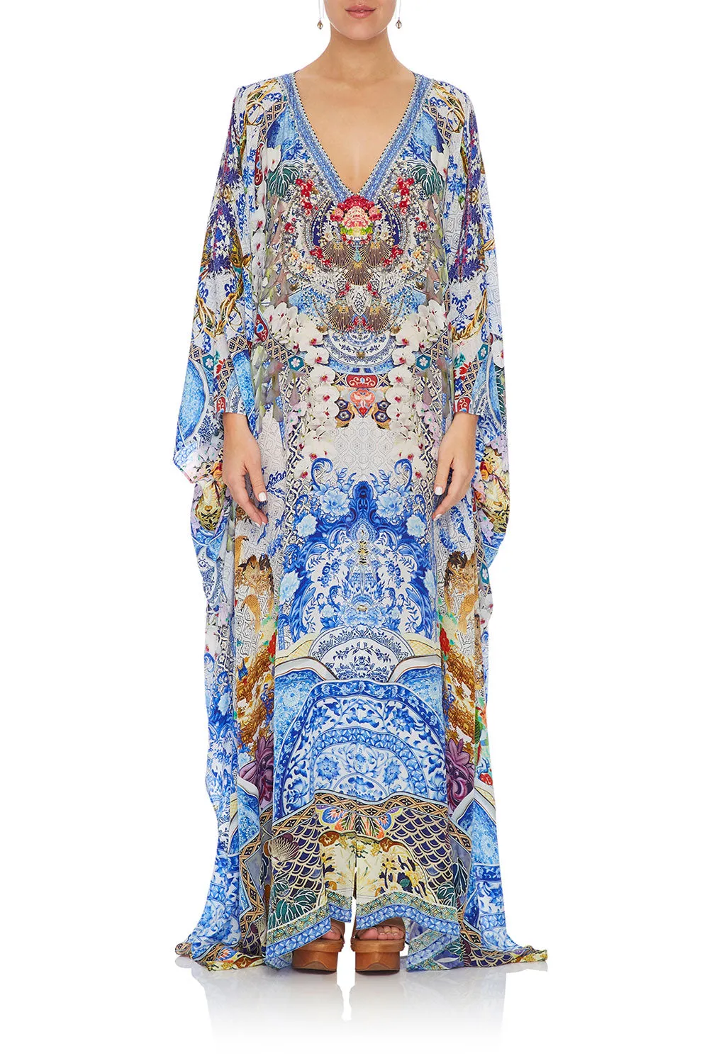 SPLIT FRONT AND SLEEVE KAFTAN GEISHA GATEWAYS