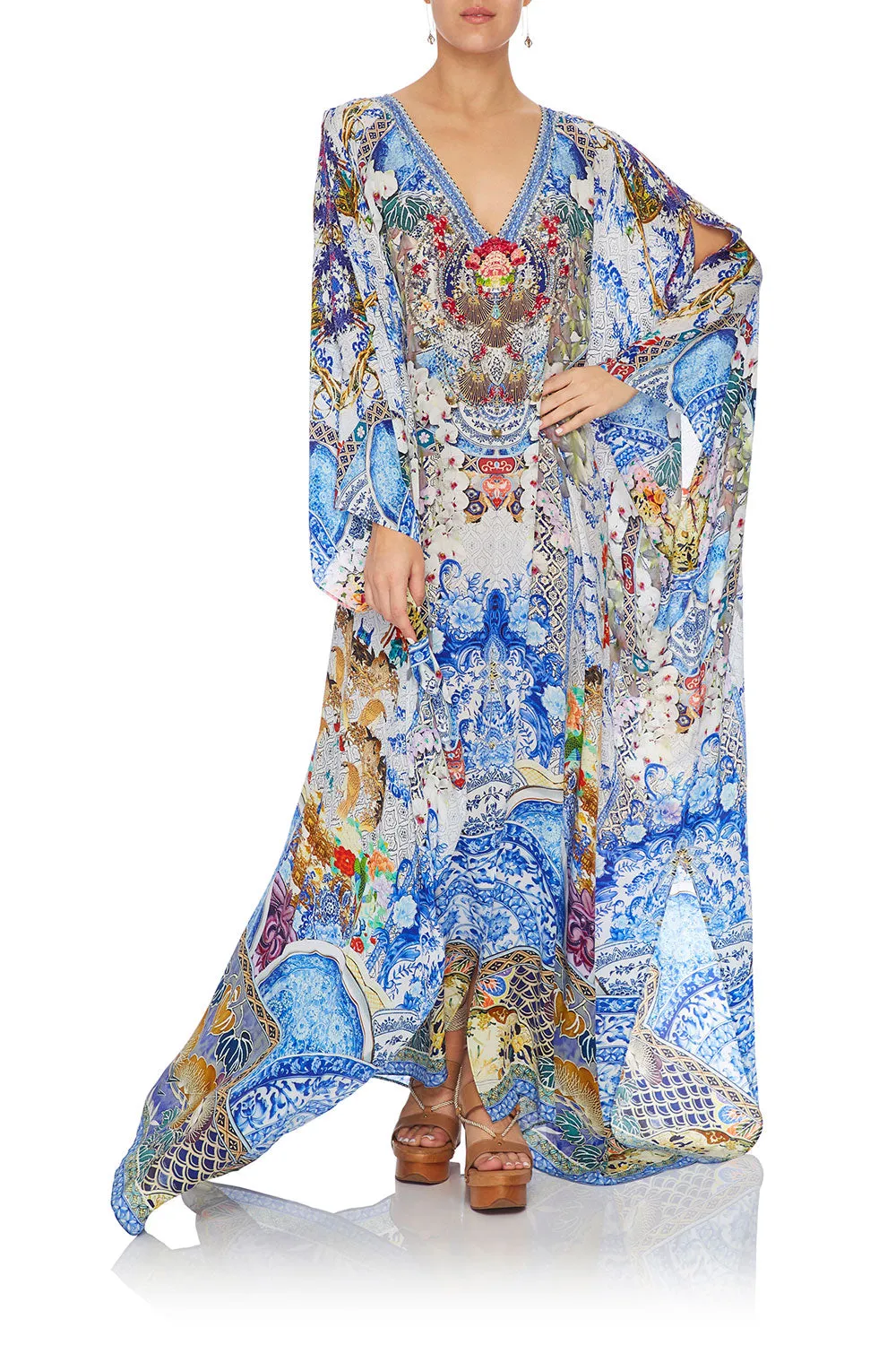 SPLIT FRONT AND SLEEVE KAFTAN GEISHA GATEWAYS