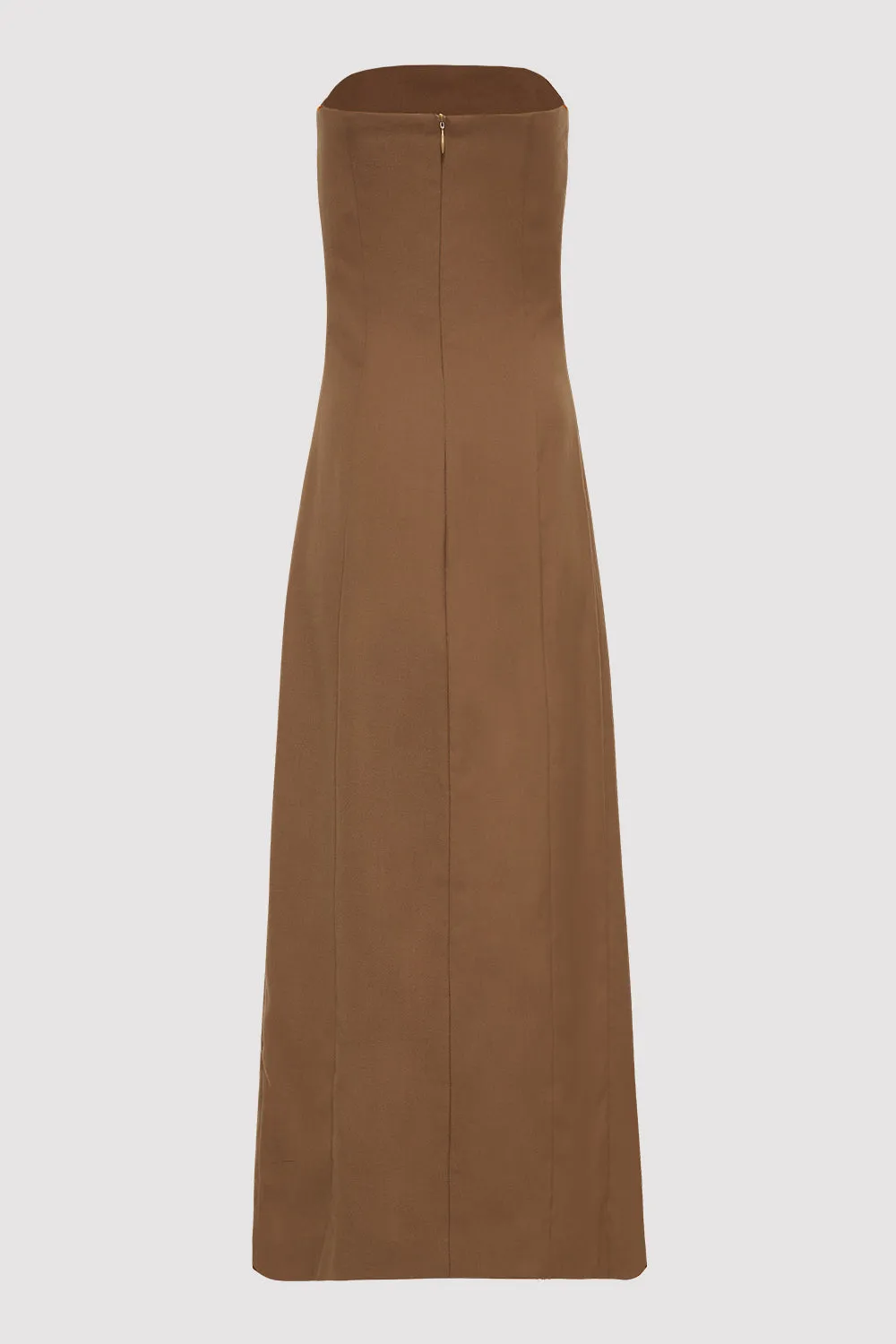 Tailored Wool Midi Dress