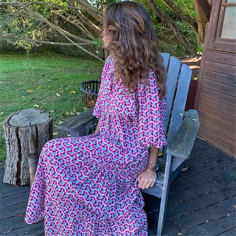 Women Boho Maxi Dress