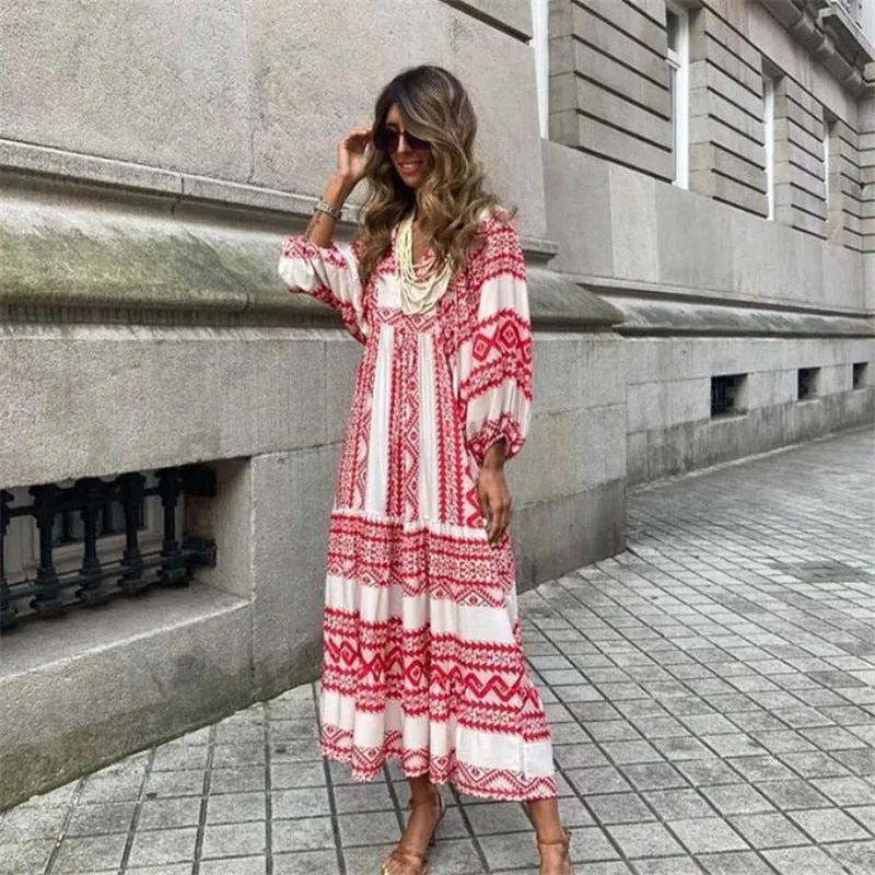 Women Boho Maxi Dress